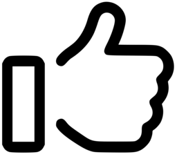 Symbol Daumen hoch
