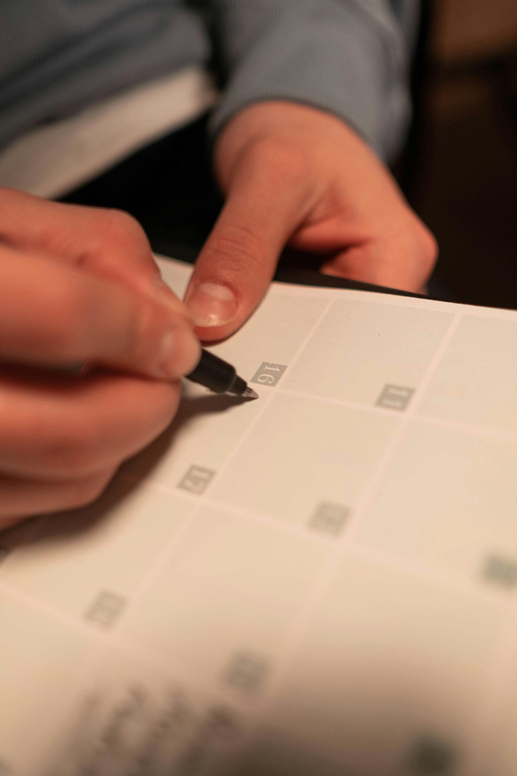 Kalender zur Organisation regelmäßiger DGUV V3 Prüfungen
